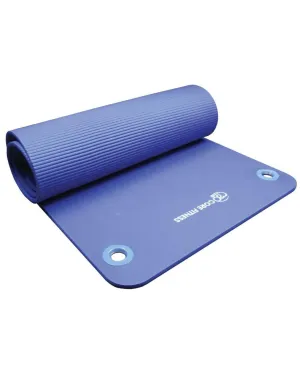 Core Fitness Mat with Eyelets in Blue 10mm