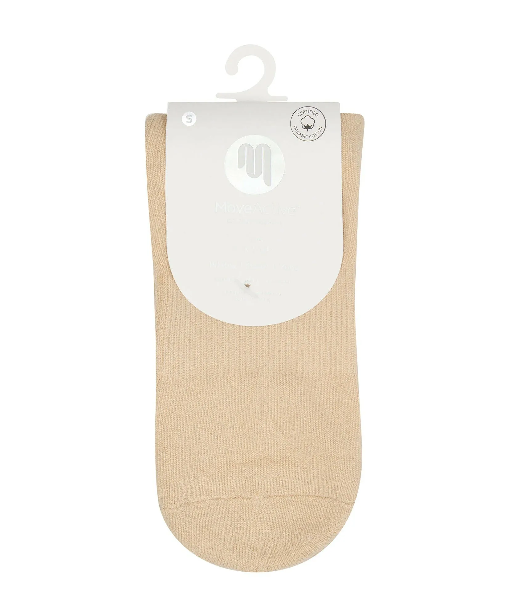 Crew Non Slip Grip Socks - Almond