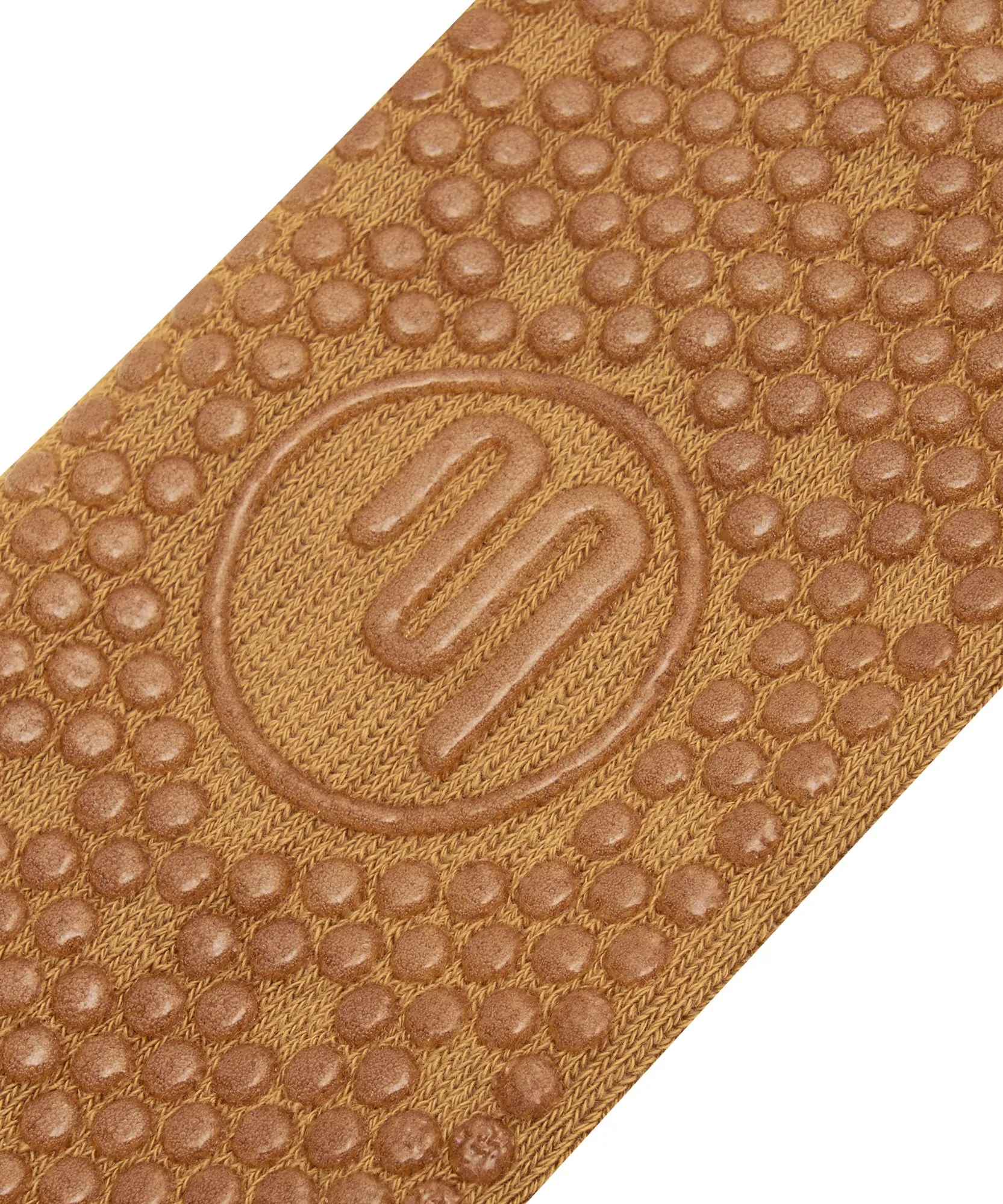 Crew Non Slip Grip Socks - Signature Camel