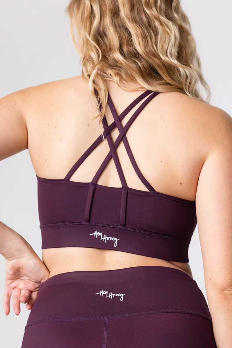 Criss-Cross Bra Wine