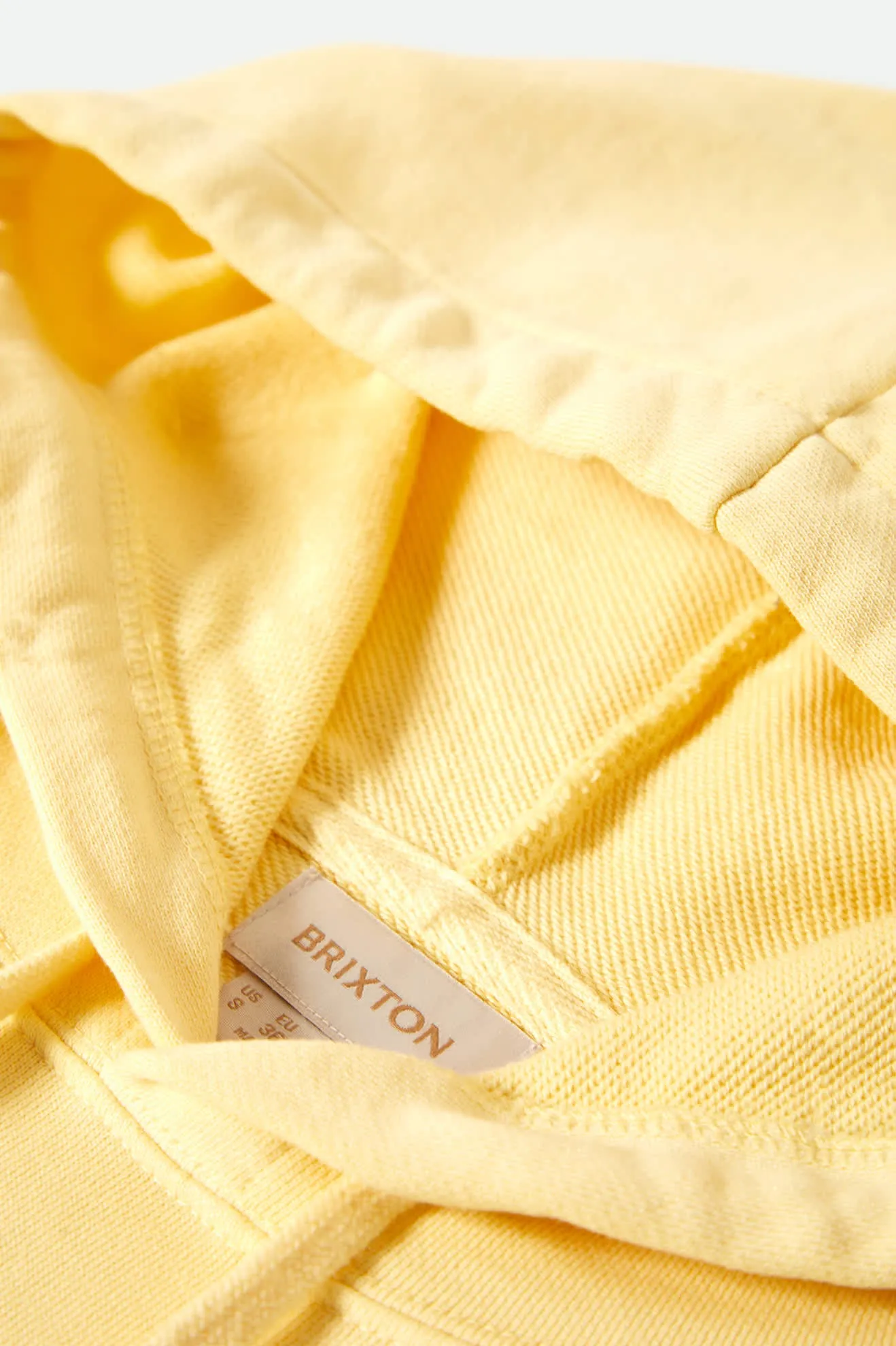 Cross Loop French Terry Hoodie - Panna Cotta