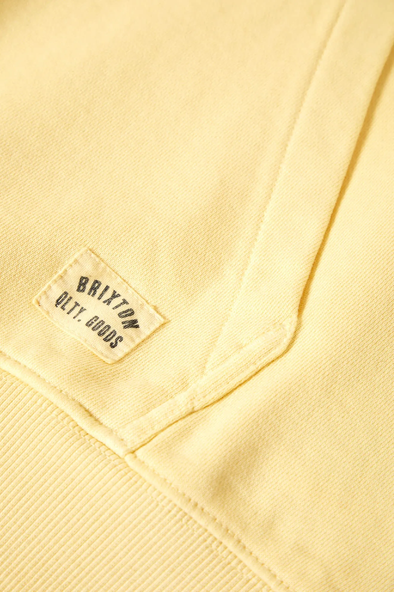 Cross Loop French Terry Hoodie - Panna Cotta