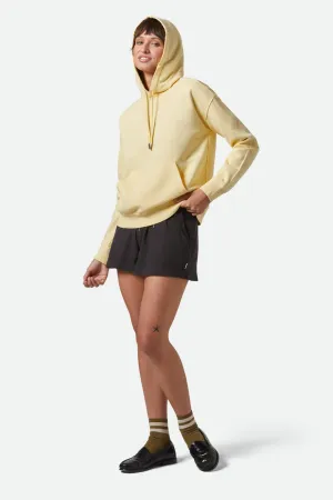 Cross Loop French Terry Hoodie - Panna Cotta