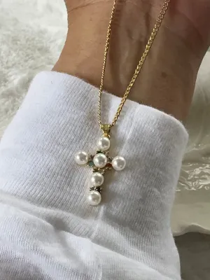Cross stainless steel necklace