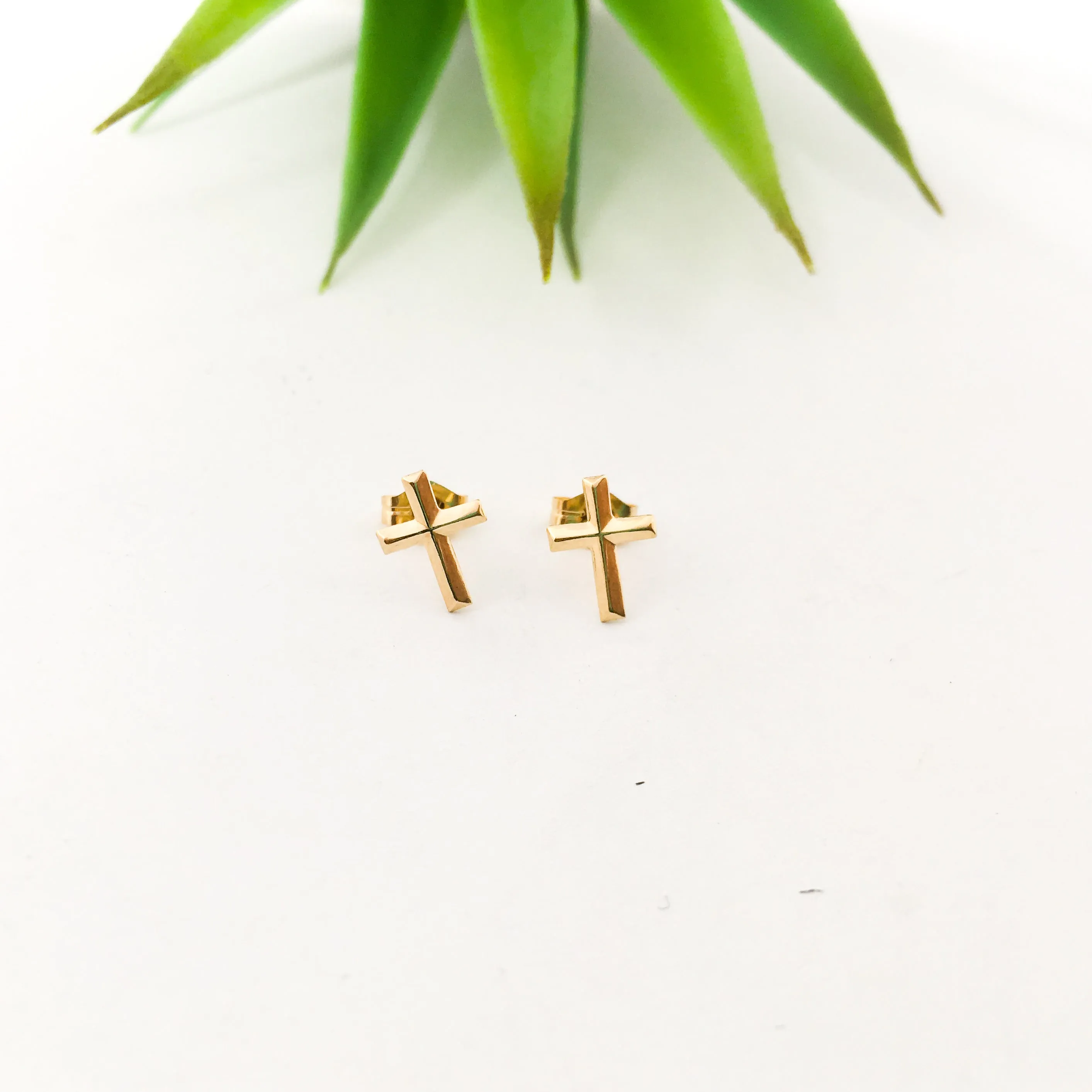 Cross Stud Earrings