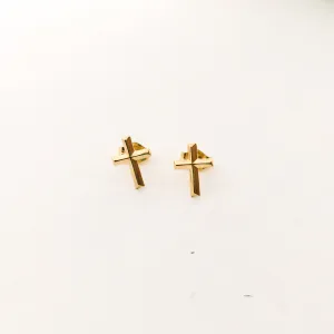Cross Stud Earrings