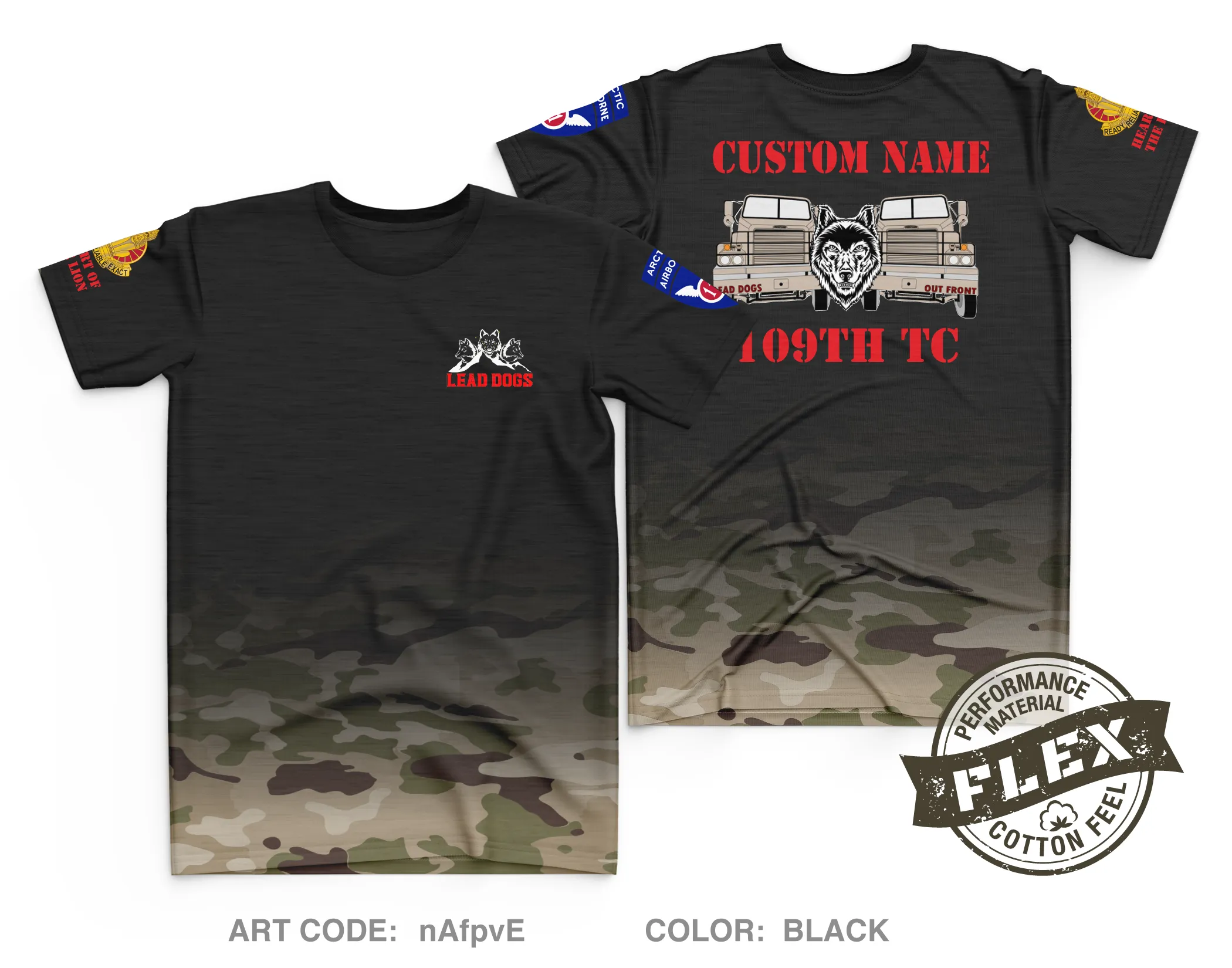 CUSTOM 109th TC Core Men's SS Flex Performance Tee - nAfpvE