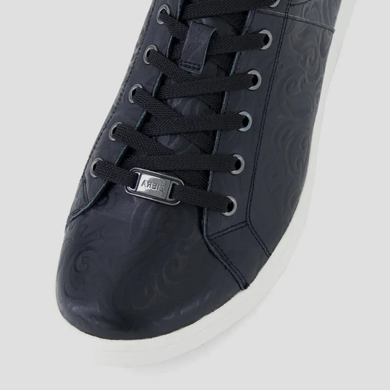 DELILAH XF - BLACK EMBOSSED LEATHER