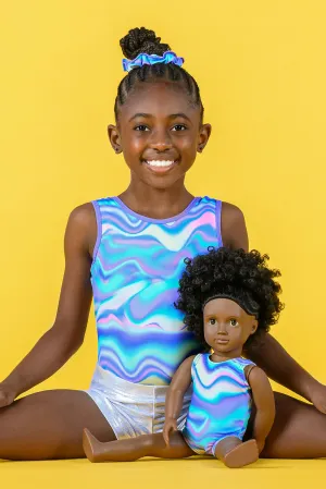 Destira Cotton Candy Doll Size Leotard