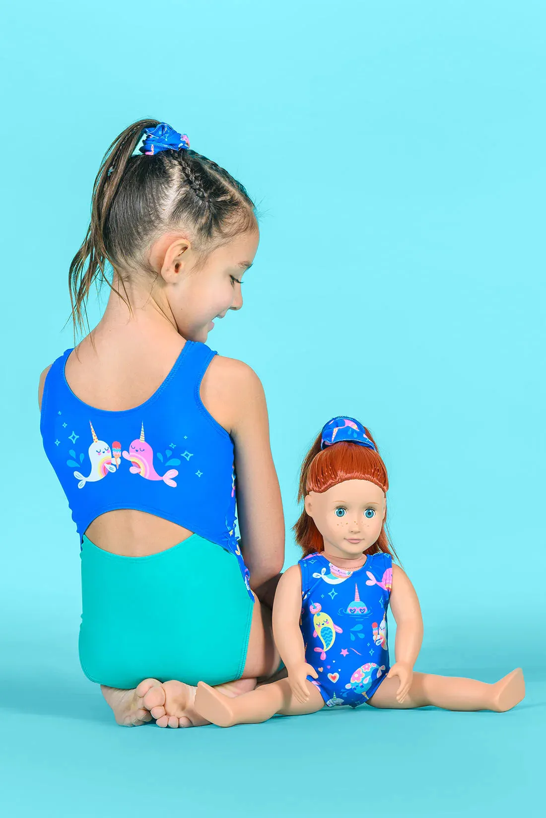 Destira Make a Splash Doll Size Leotard