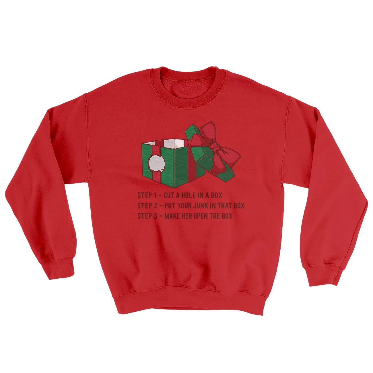 Dick In A Box Ugly Sweater