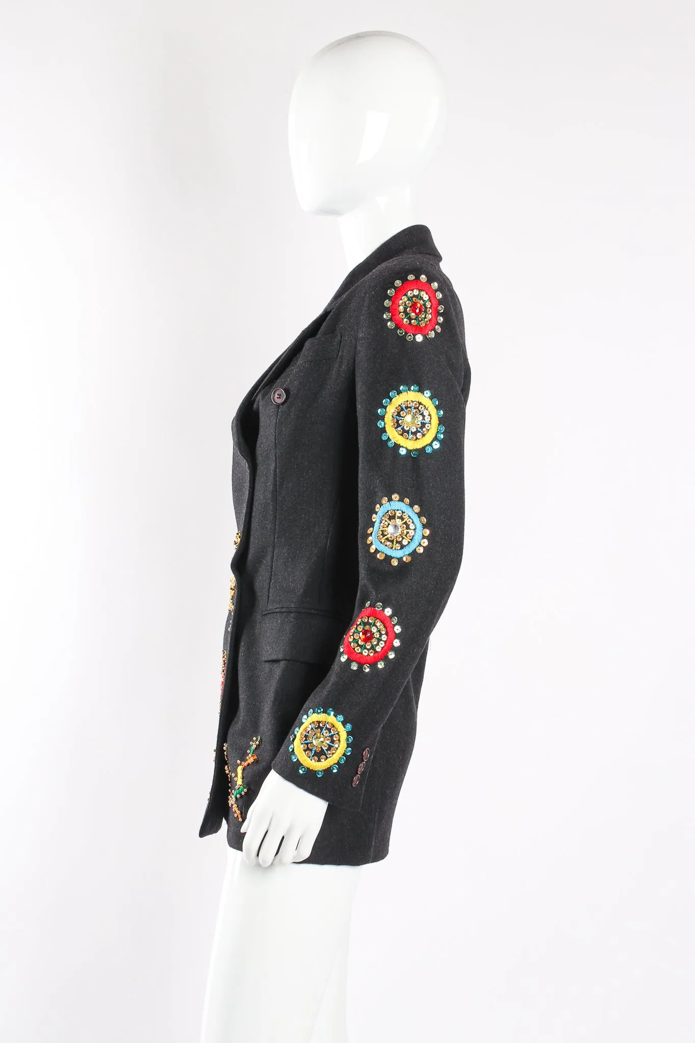 Embroidered Beaded Jacket & Pant Set