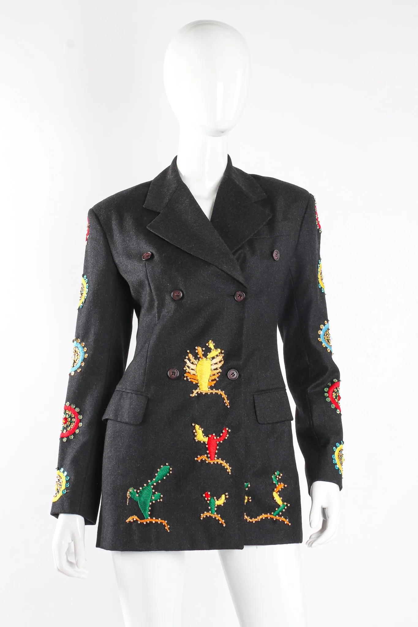 Embroidered Beaded Jacket & Pant Set
