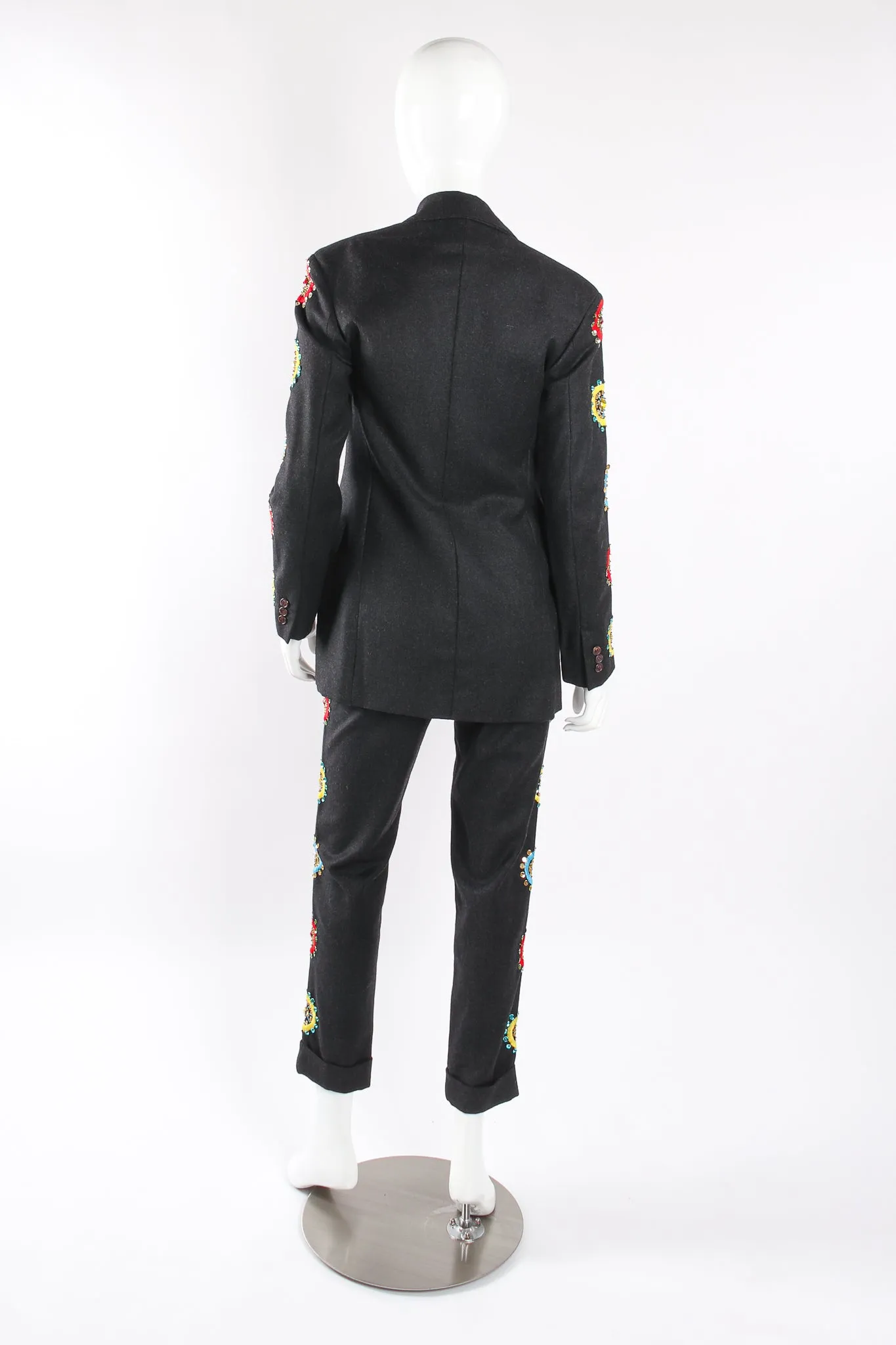 Embroidered Beaded Jacket & Pant Set