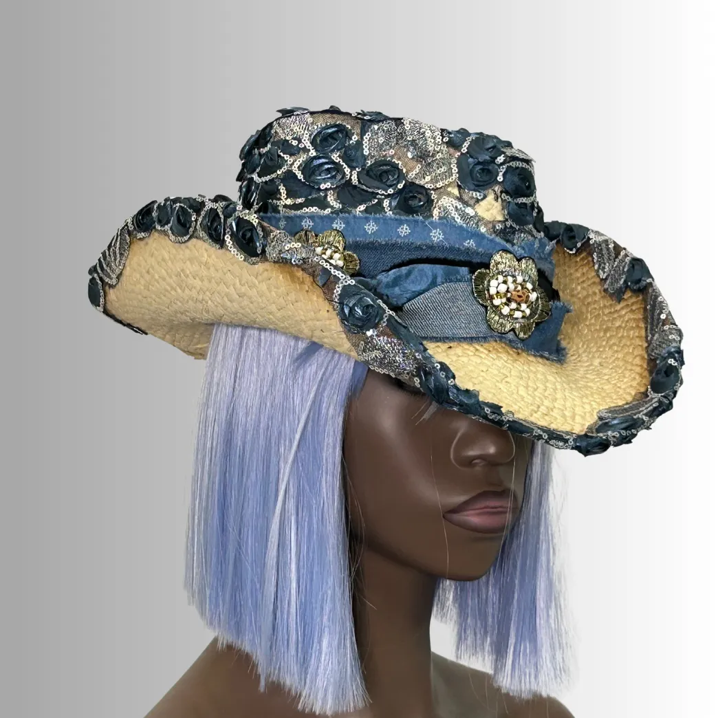 Embroidered Denim Cowboy - Shiloh