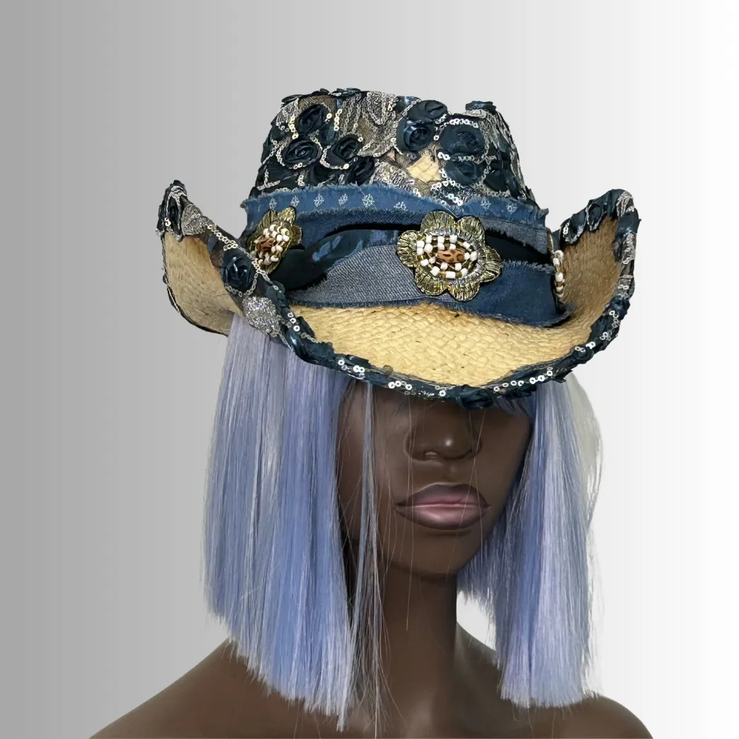 Embroidered Denim Cowboy - Shiloh