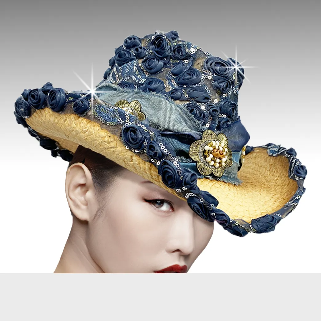 Embroidered Denim Cowboy - Shiloh