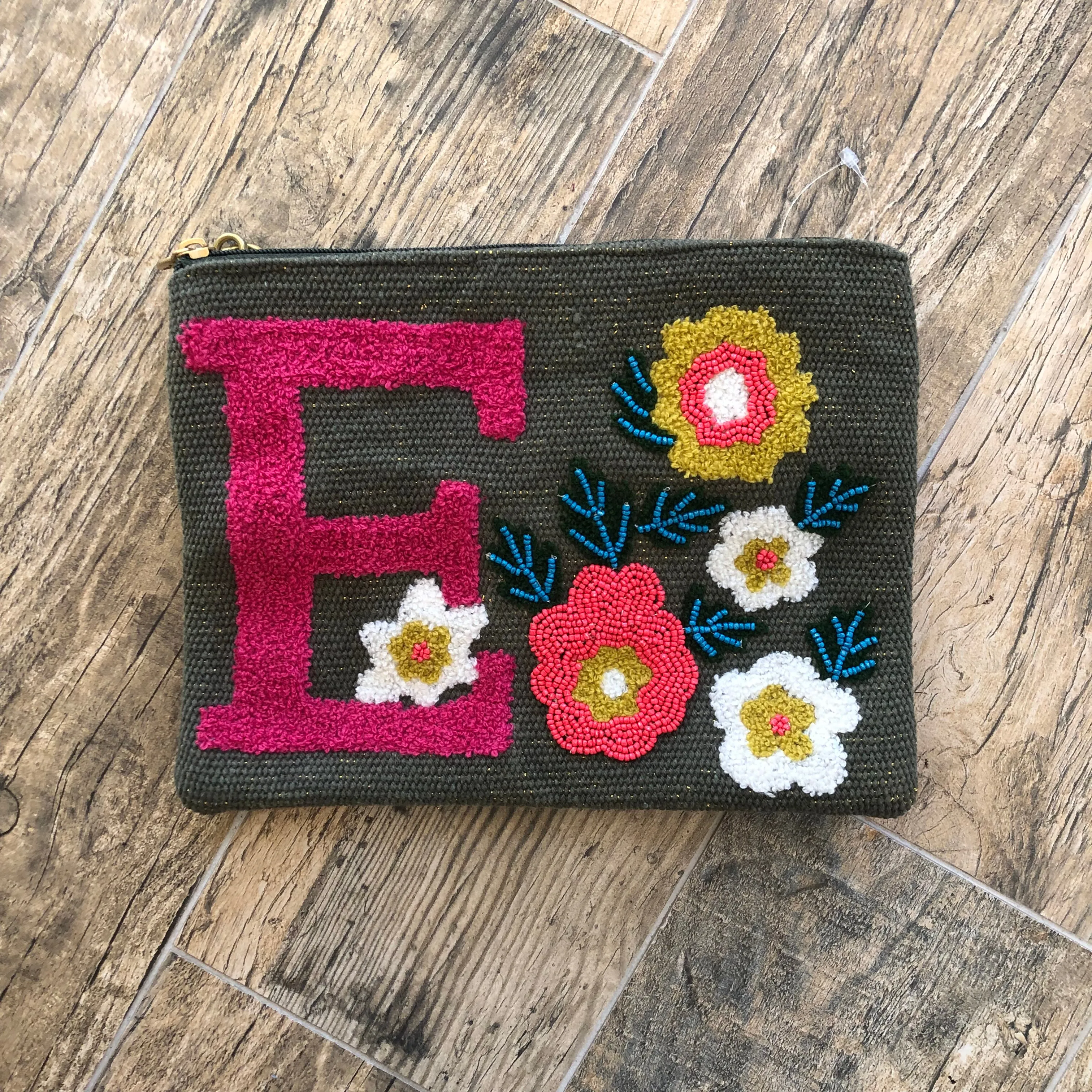 Embroidered Initial Crossbody FINAL SALE