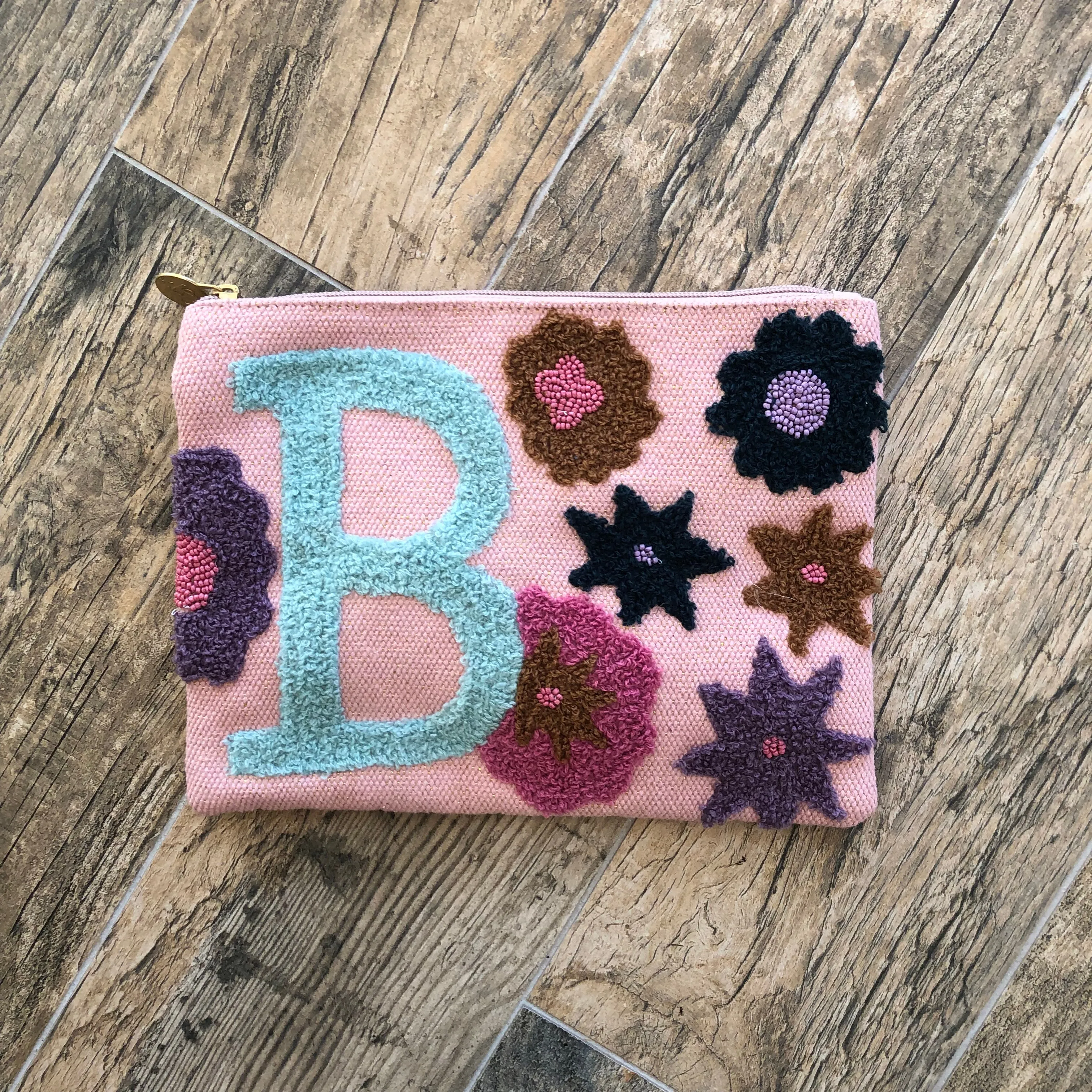 Embroidered Initial Crossbody FINAL SALE