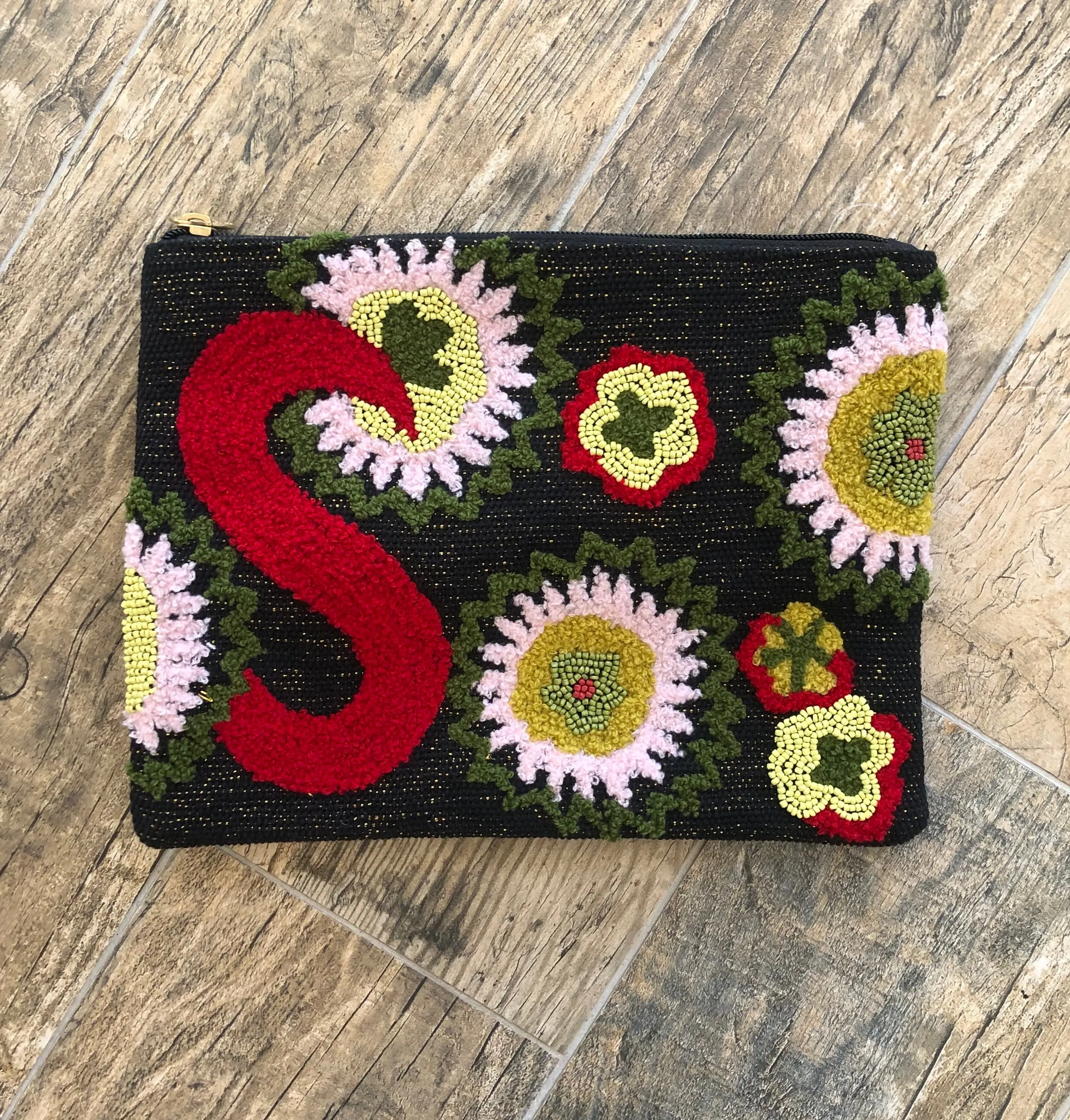 Embroidered Initial Crossbody FINAL SALE