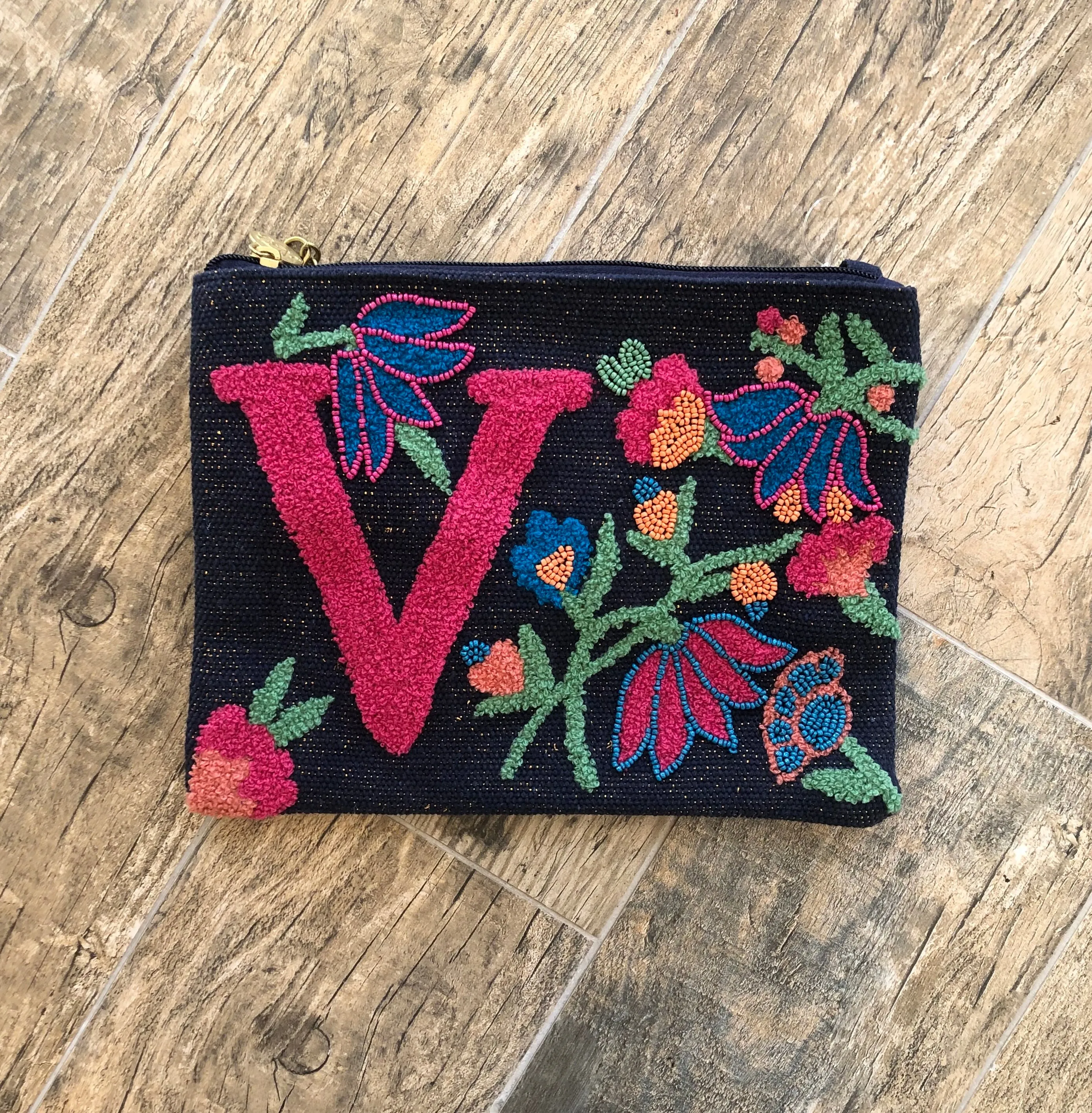 Embroidered Initial Crossbody FINAL SALE