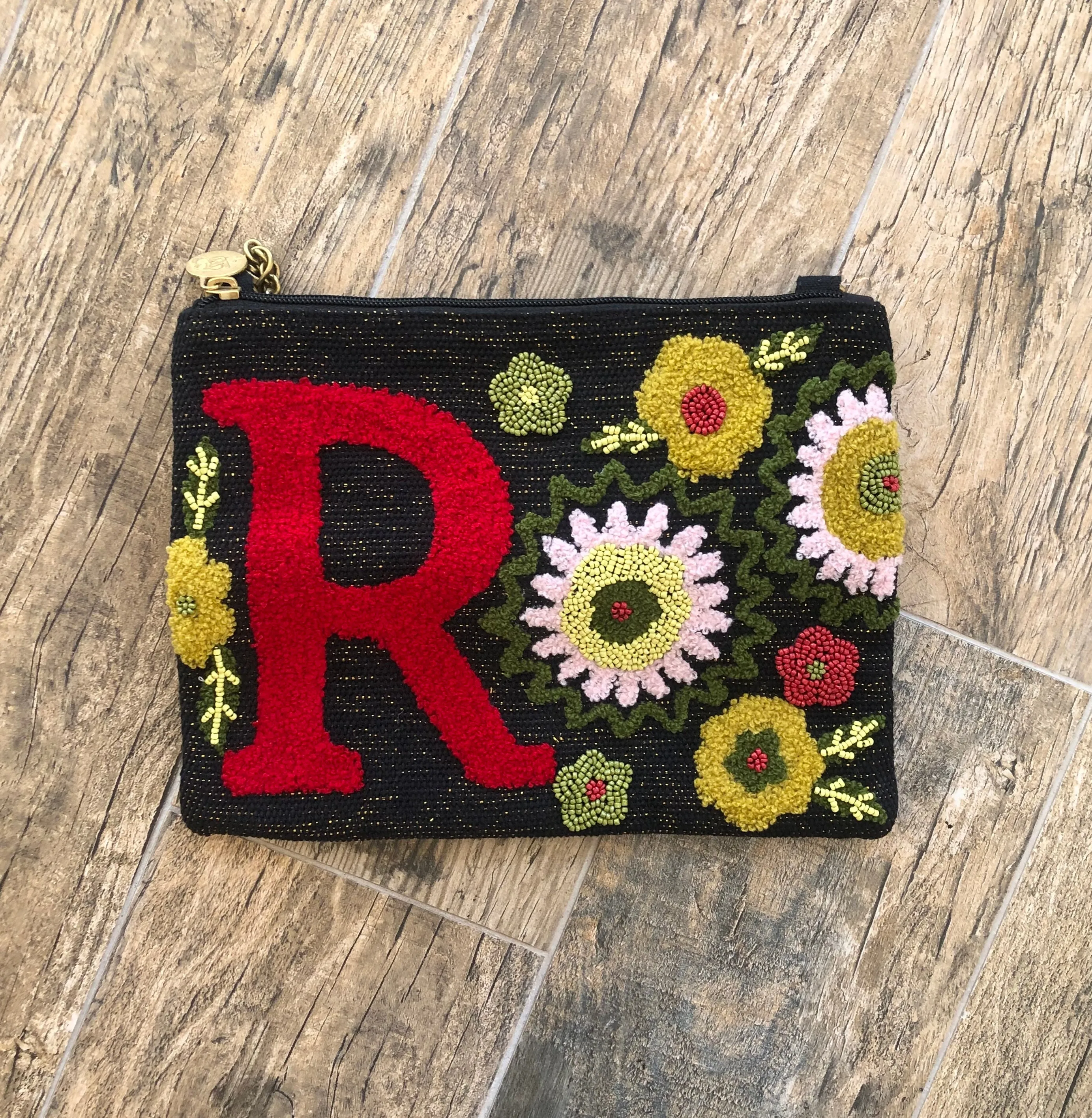 Embroidered Initial Crossbody FINAL SALE