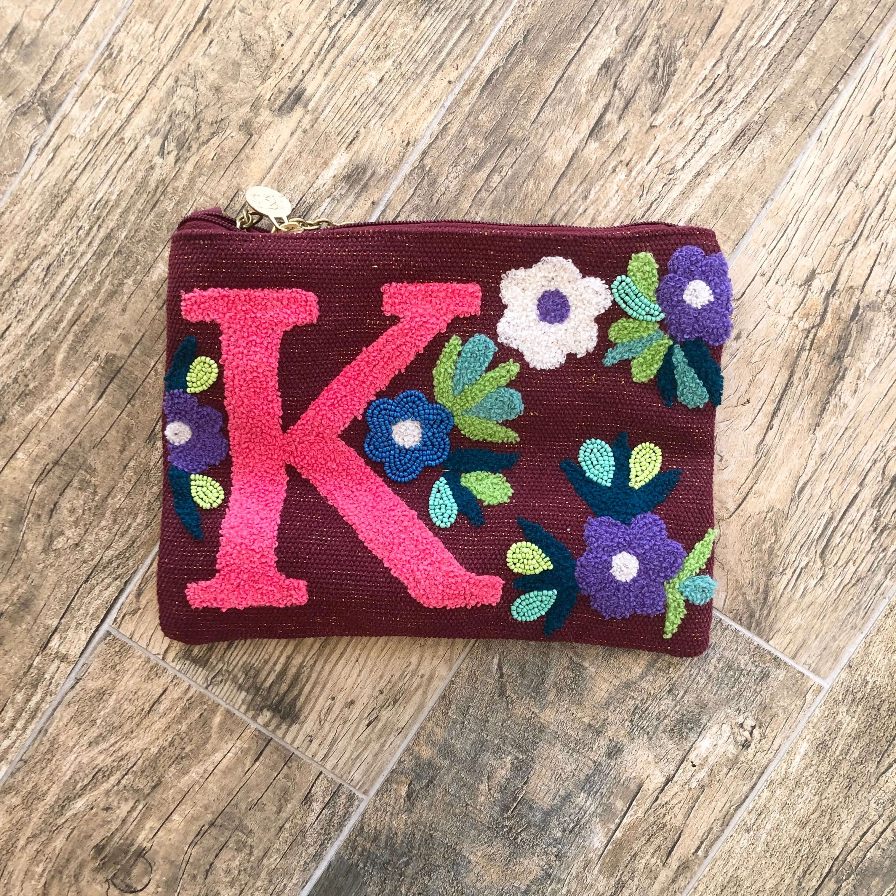 Embroidered Initial Crossbody FINAL SALE
