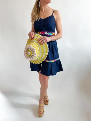 Embroidered Trim Tiered Sundress