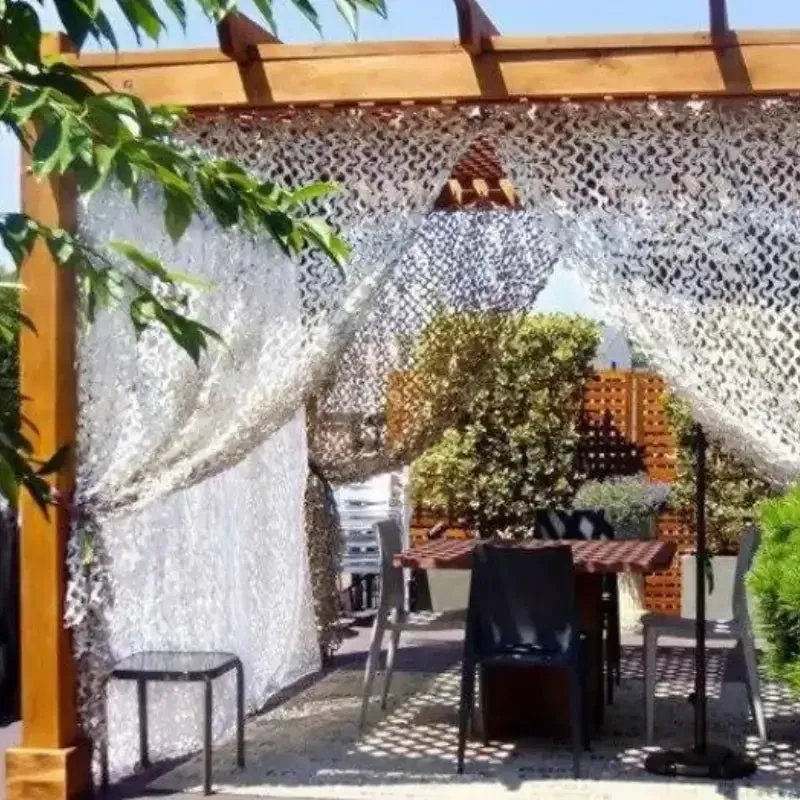 Filet de camouflage blanc