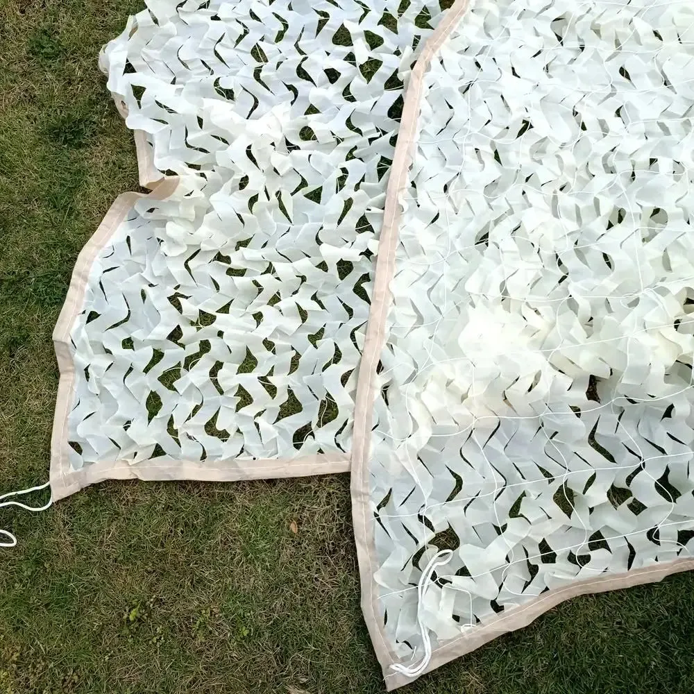 Filet de camouflage blanc