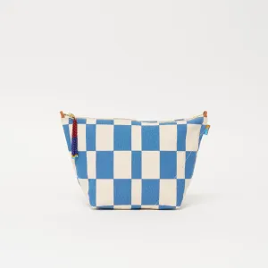 FINAL SALE: XLarge Convertible Pouch - Chambray Checker