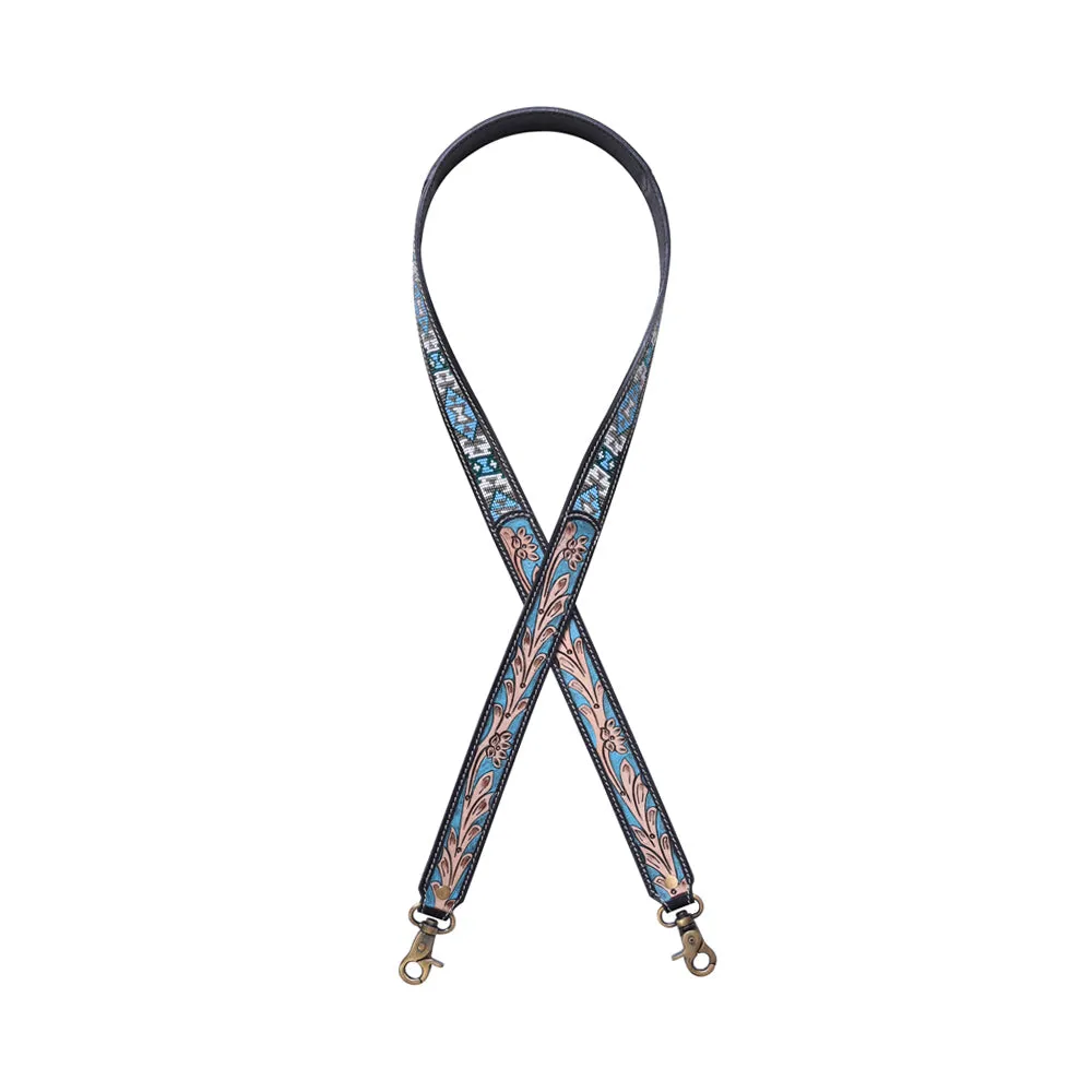 FIRESIDE GLIMMER HAND-TOOLED STRAP