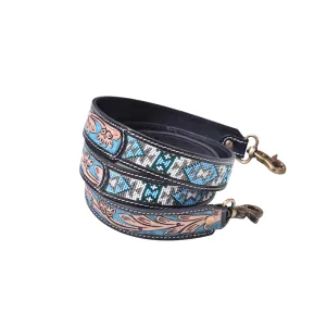 FIRESIDE GLIMMER HAND-TOOLED STRAP