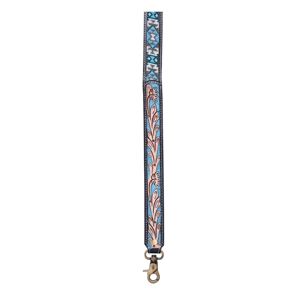 FIRESIDE GLIMMER HAND-TOOLED STRAP