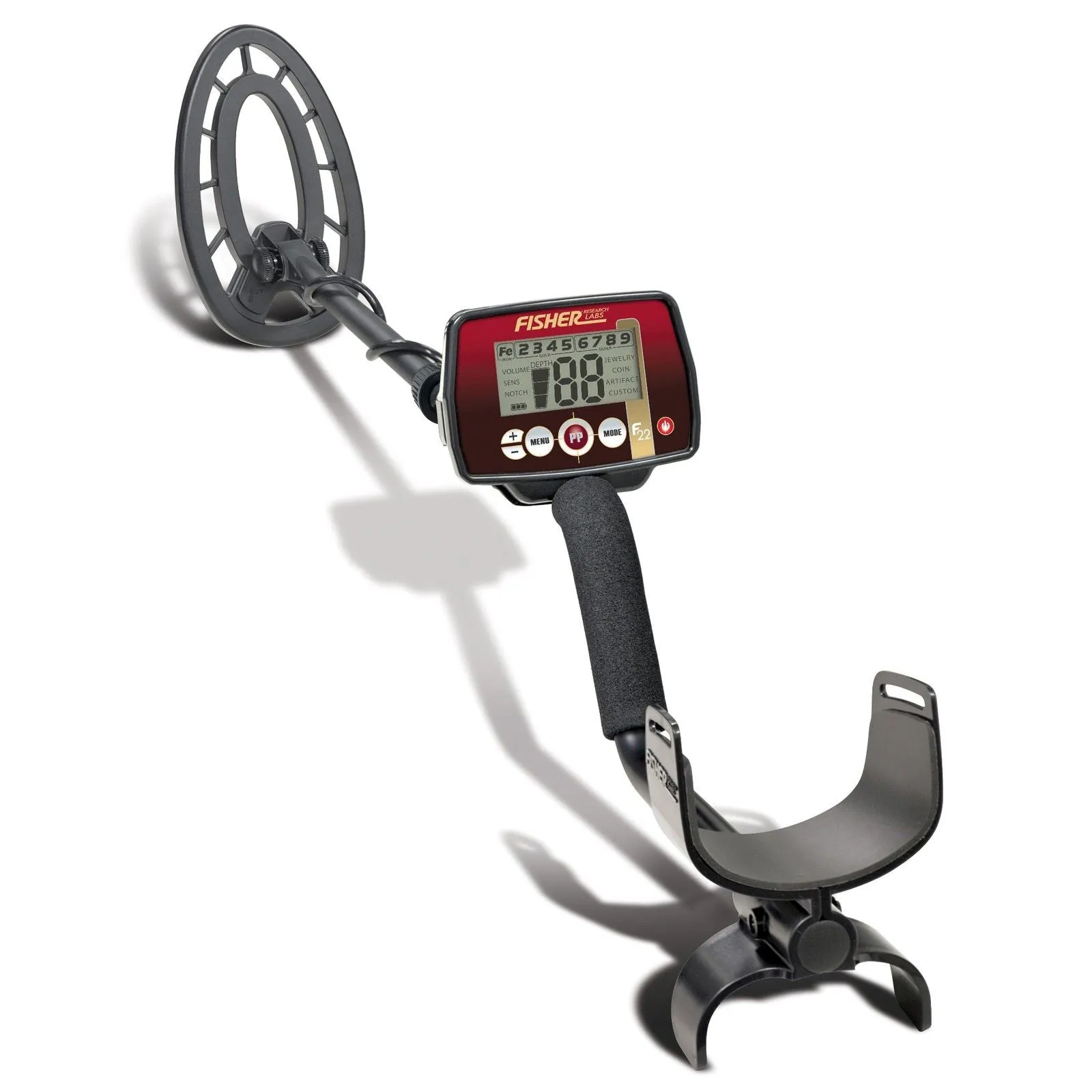 Fisher F22 Metal Detector with 9" Concentric Search Coil (Open Box)