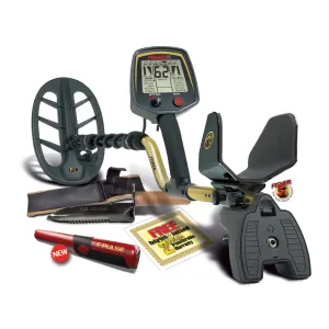 Fisher F75  Metal Detector with F-Pulse Pinpointer and The Digger Digging Tool