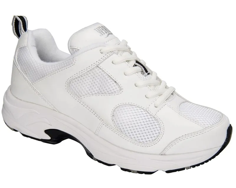 FLASH II White Leather/White Mesh