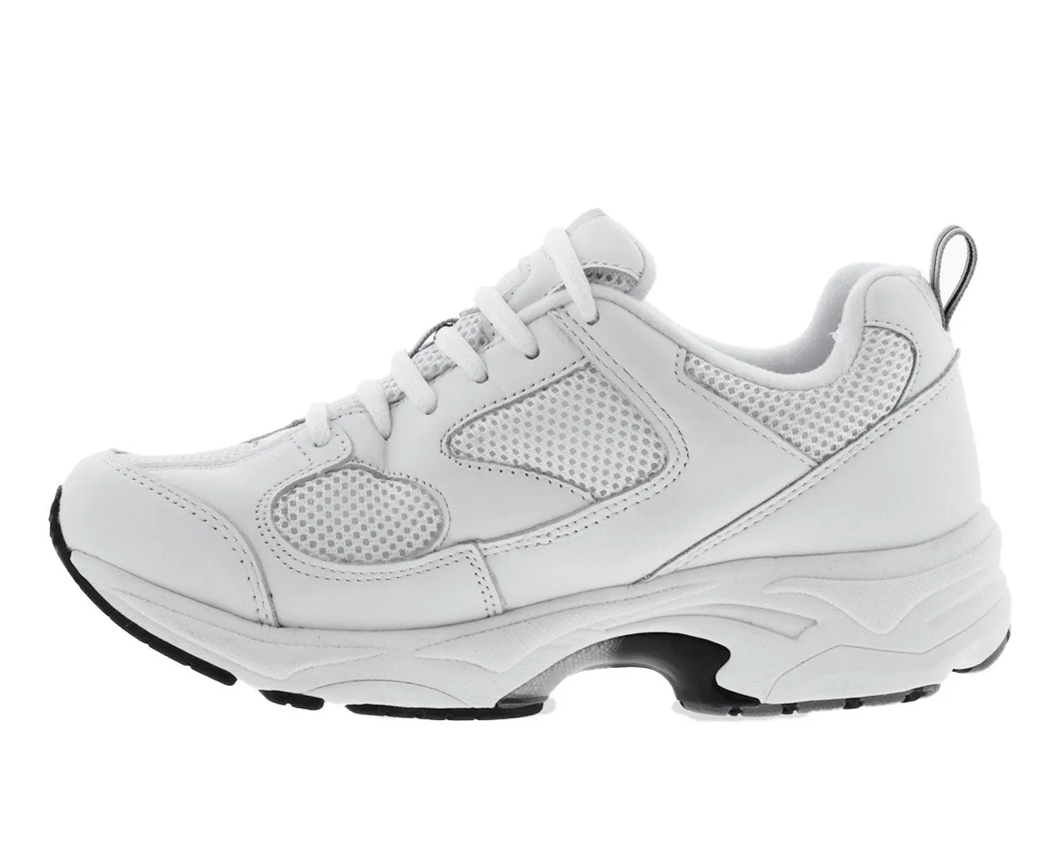 FLASH II White Leather/White Mesh
