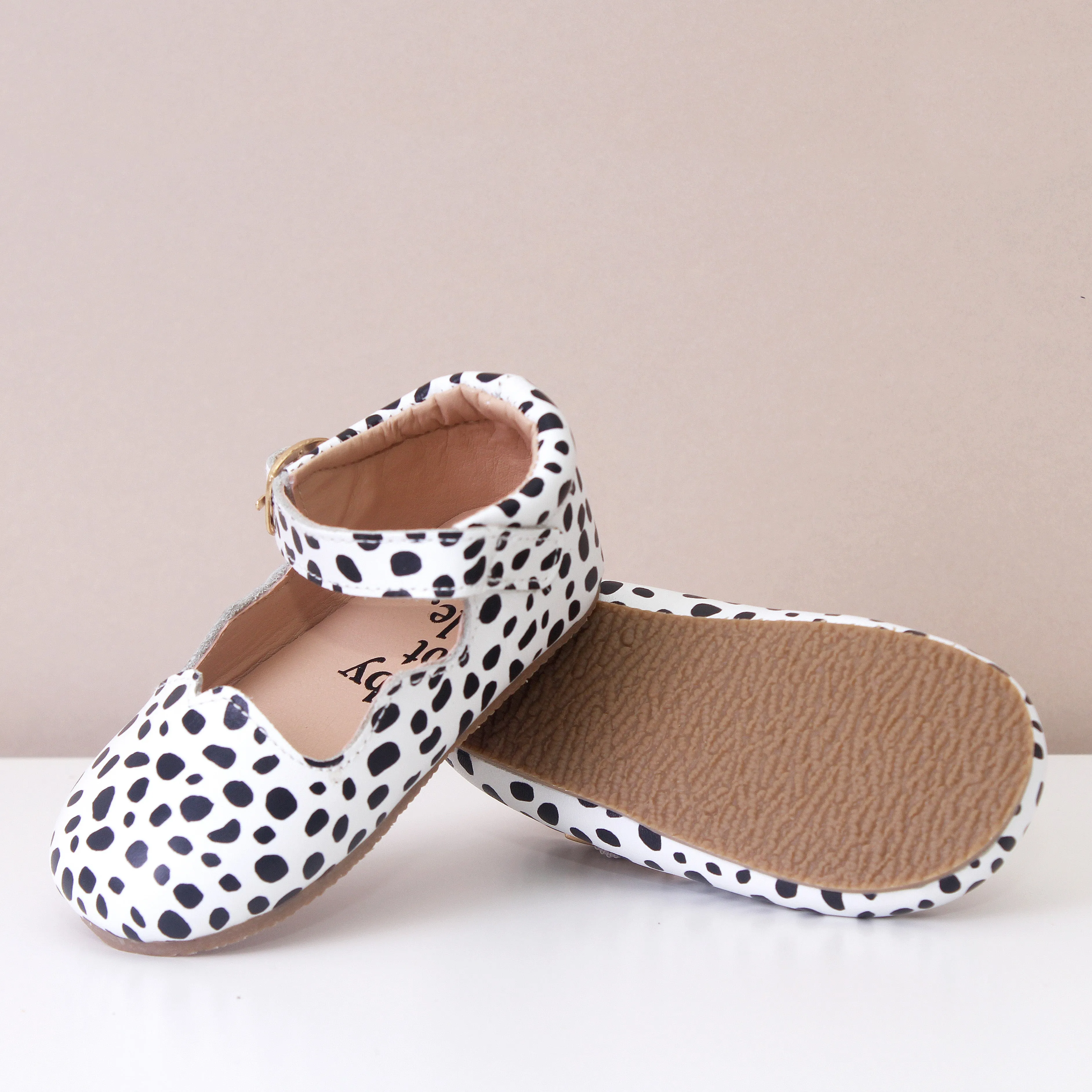 Flora Animal Print Girls Mary Jane Shoes