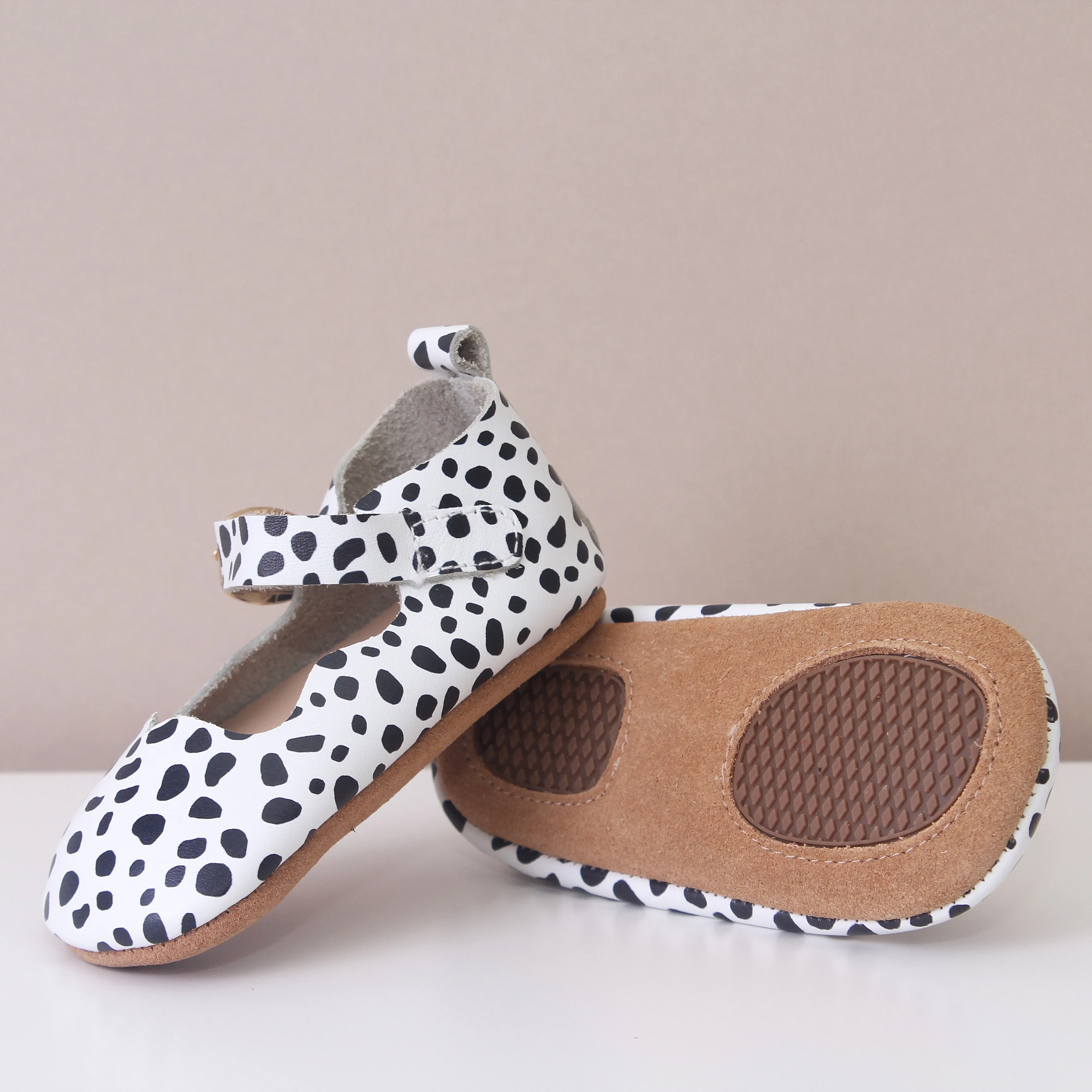 Flora Animal Print Girls Mary Jane Shoes