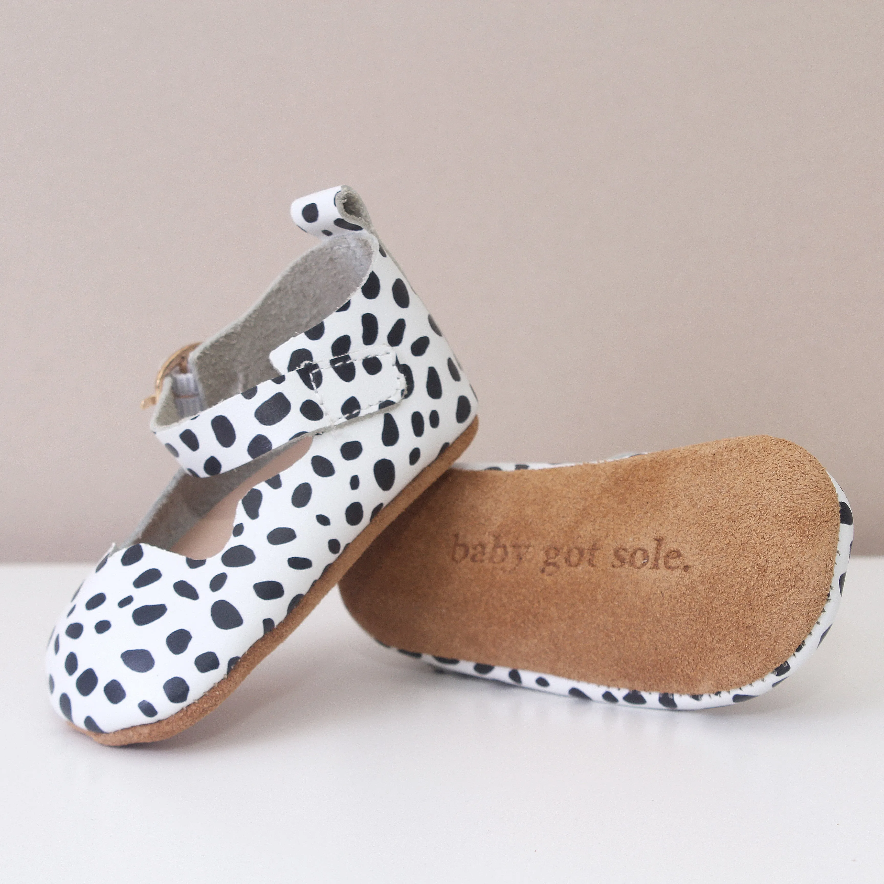 Flora Animal Print Girls Mary Jane Shoes