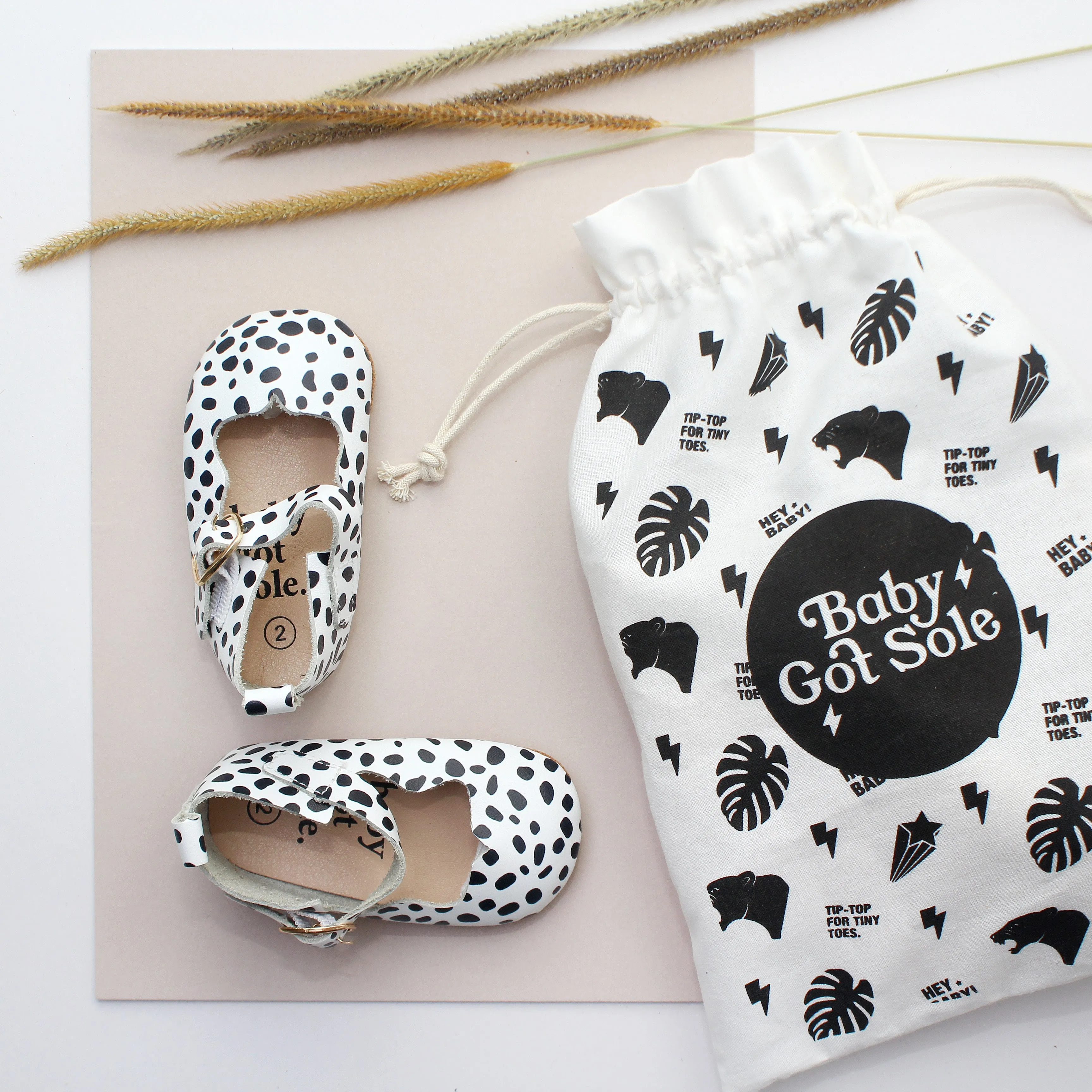 Flora Animal Print Girls Mary Jane Shoes