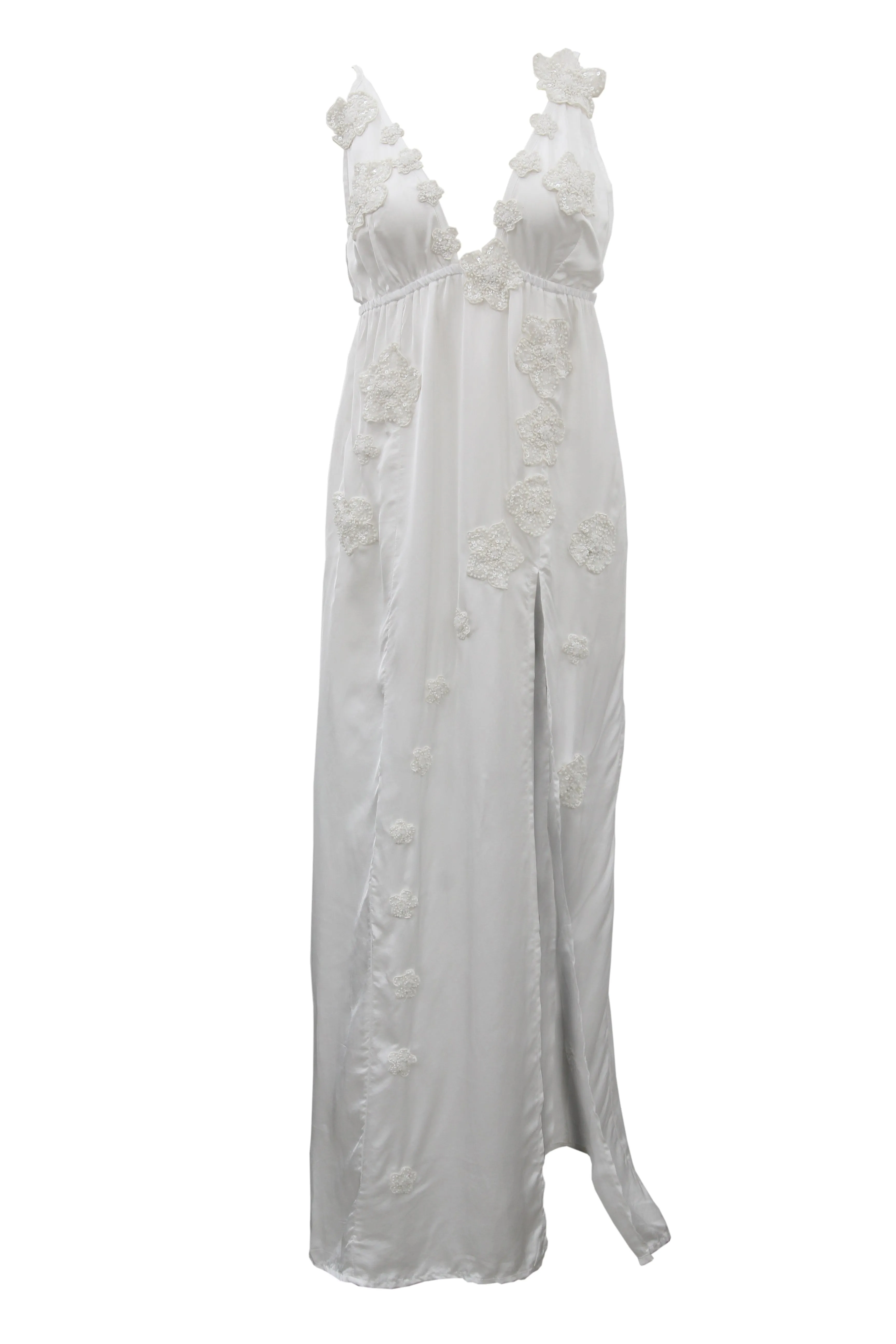 Flora dress white