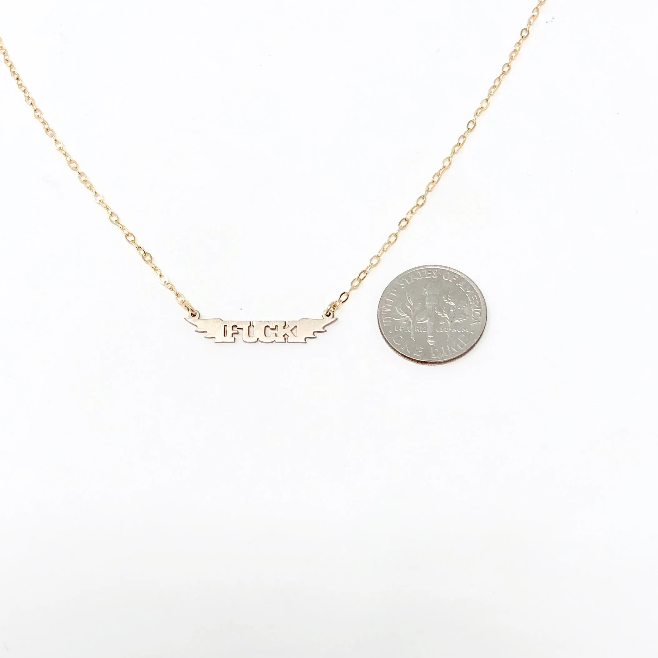 Flying Fuck Necklace