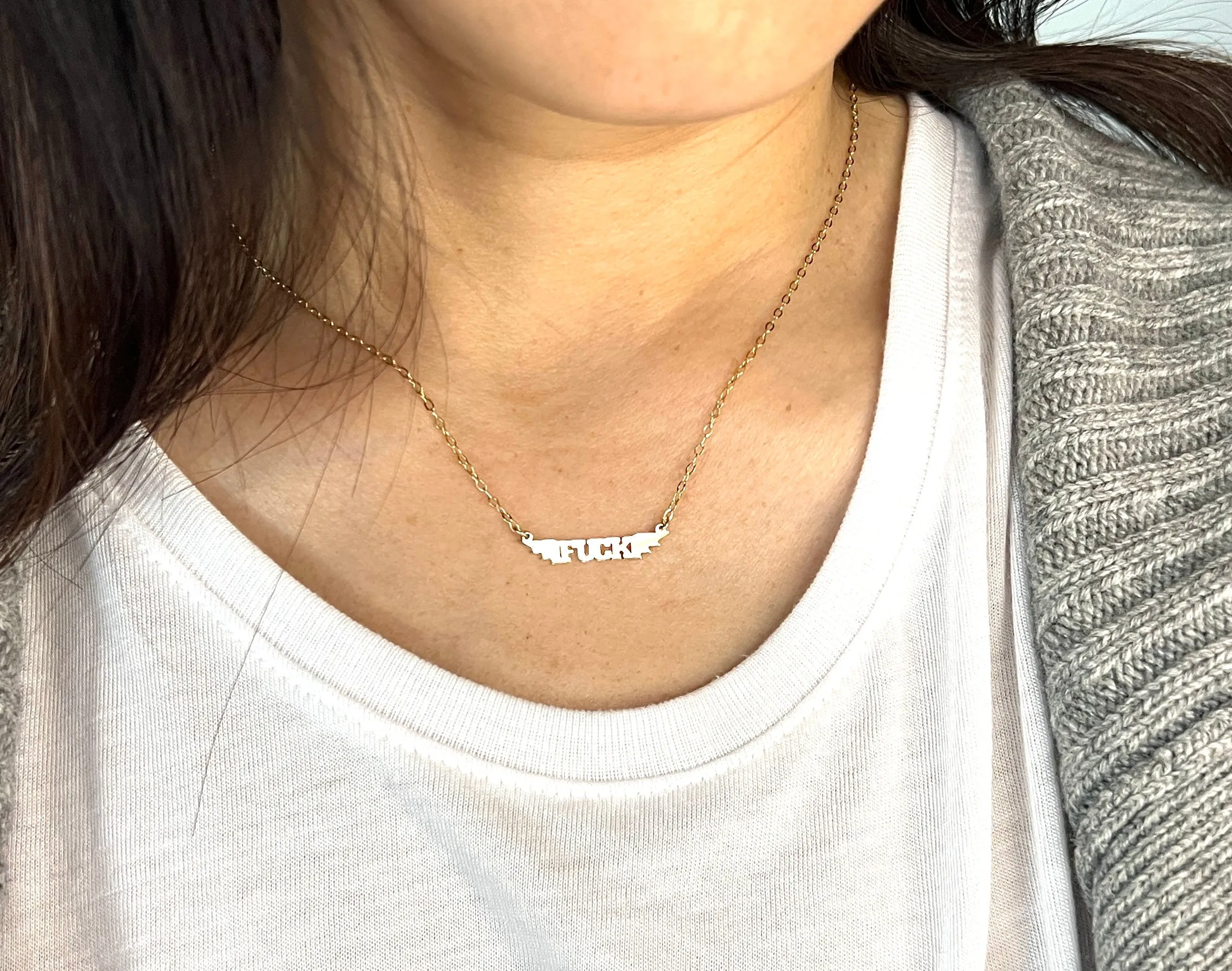 Flying Fuck Necklace