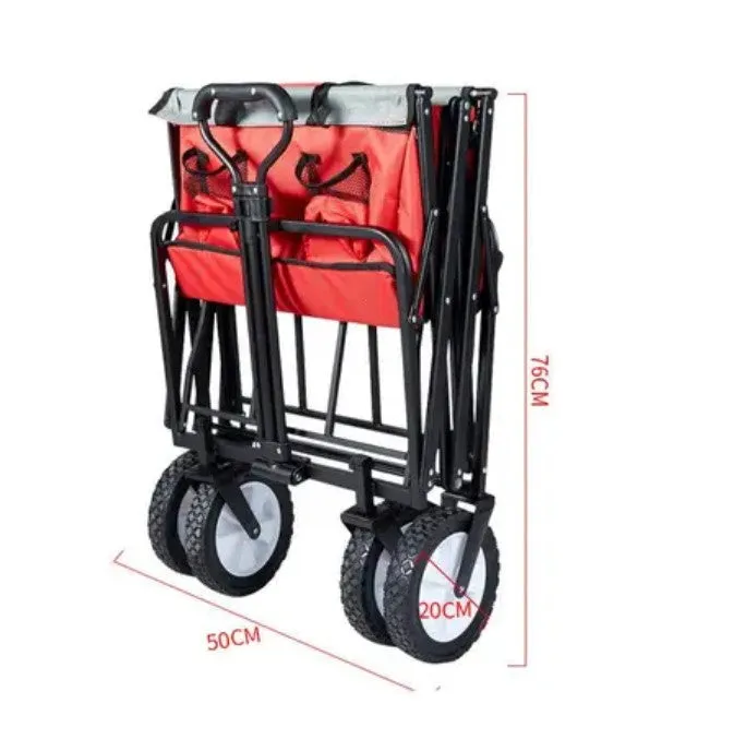 Foldable Pulling Wagons - 100Kg Load-bearing