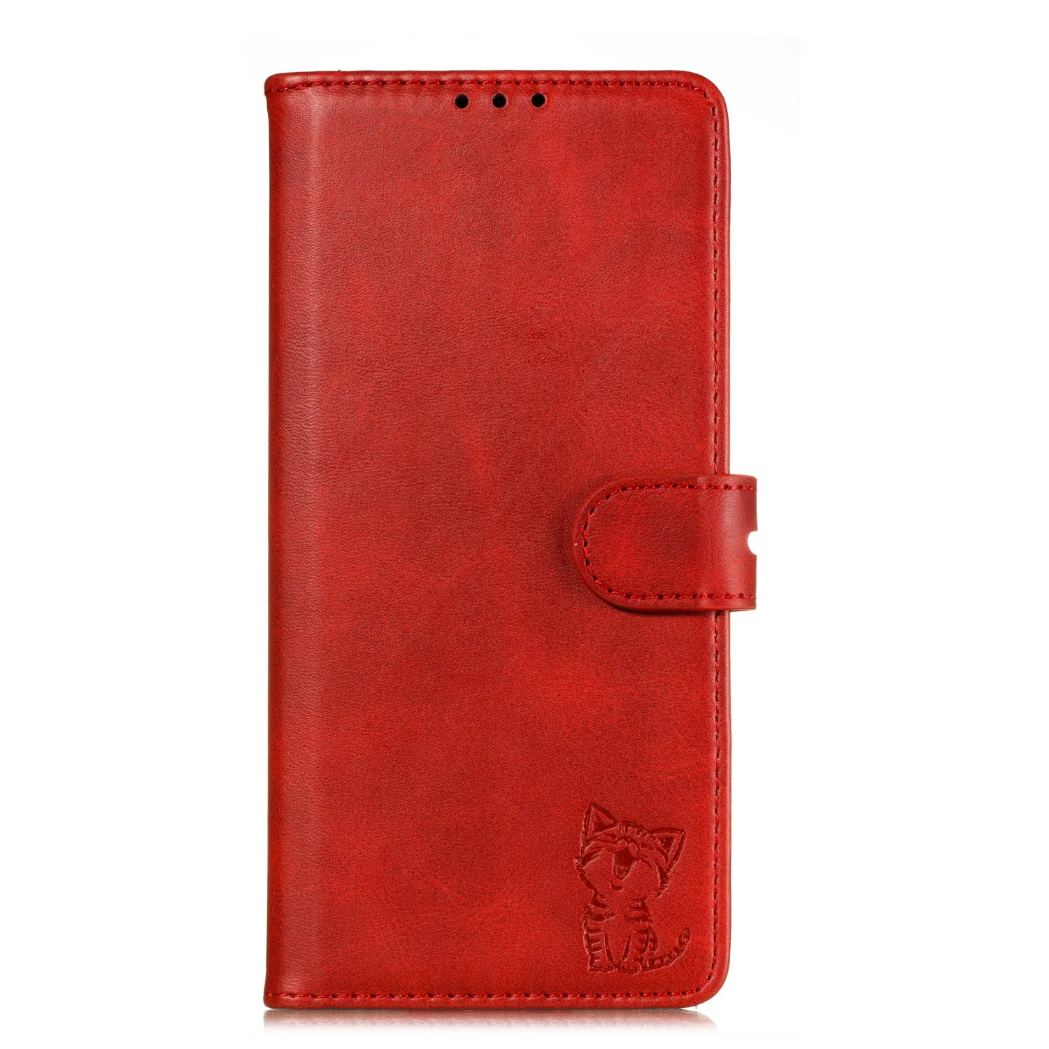 For XiaoMI 10 Pro Mobile Phone Cover PU Leather Front Buckle Smart Shell Anti-fall Phone Case 3 blue