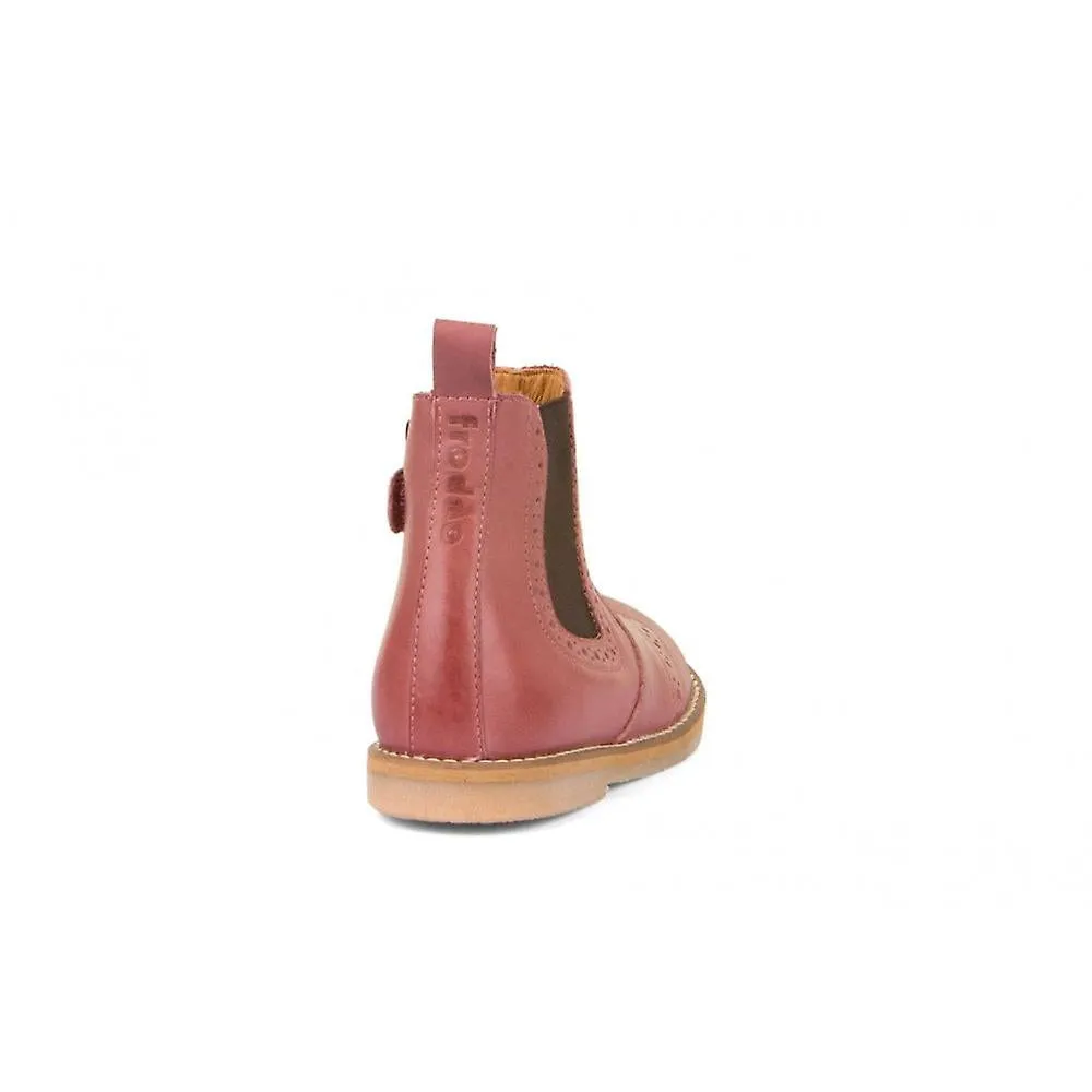 Froddo Dark Pink Chelsea Boots