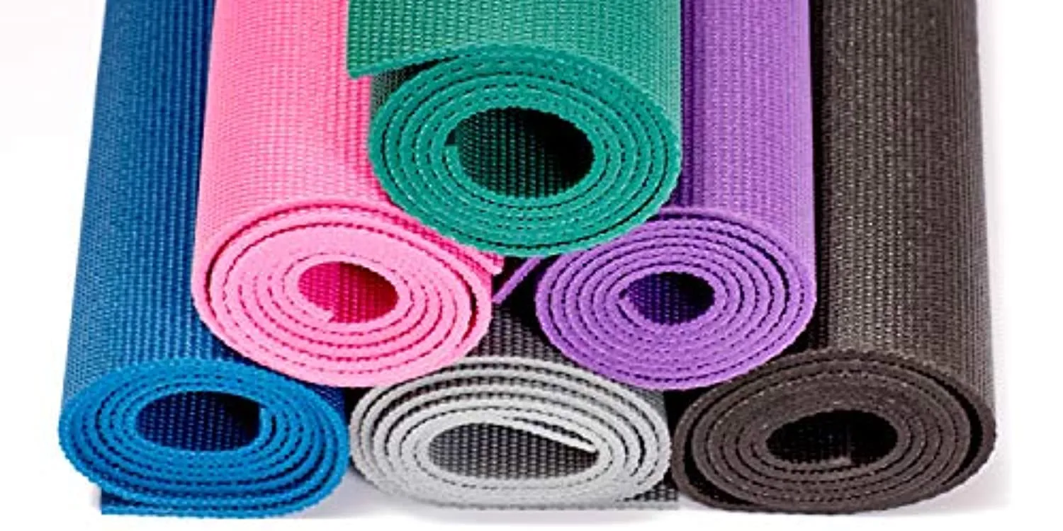 Gaiam Essentials Premium Yoga Mat with Yoga Mat Carrier Sling (72"L x 24"W x 1/4 Inch Thick)