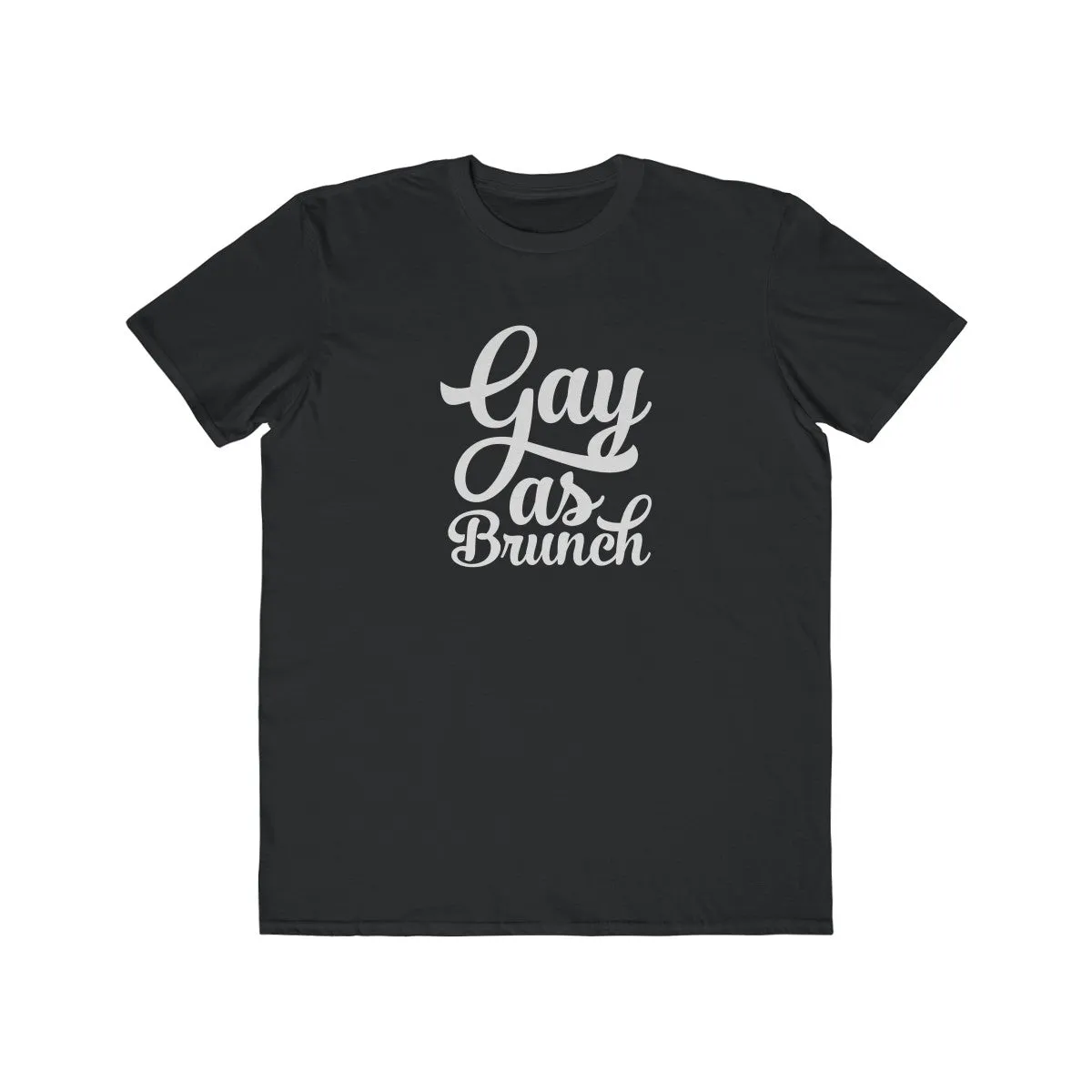 GAY AS BRUNCH <br>men's lightweight<br>fashion tee (Ag)